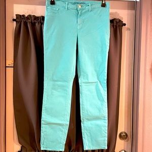 EUC! Turquoise/Aqua color J Brand jeans. 31